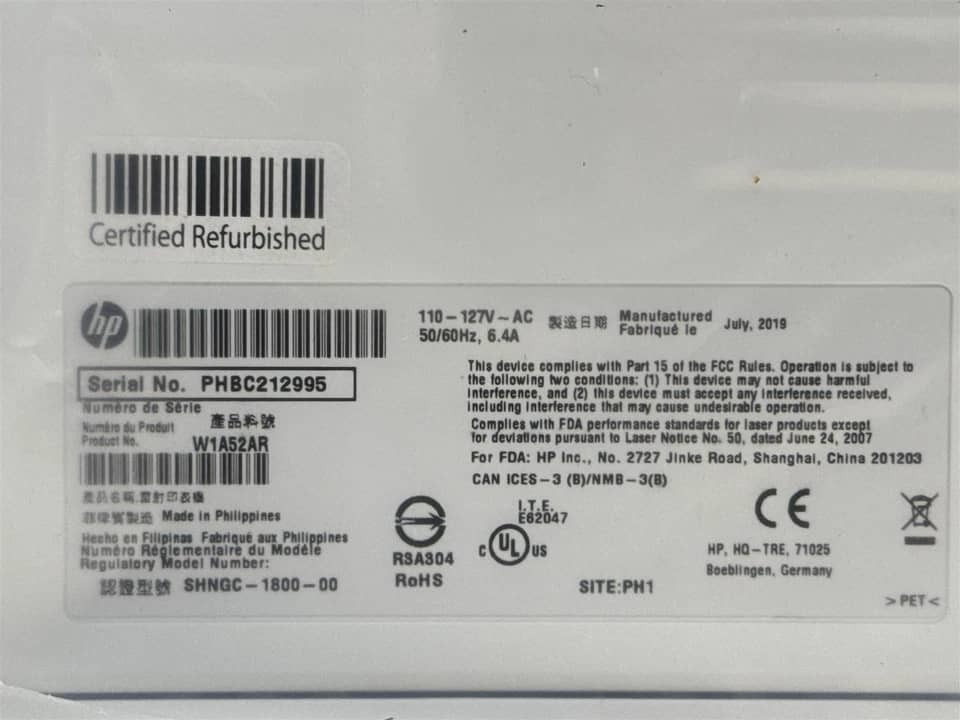 HP m404n Printers Refurbished - Excellent