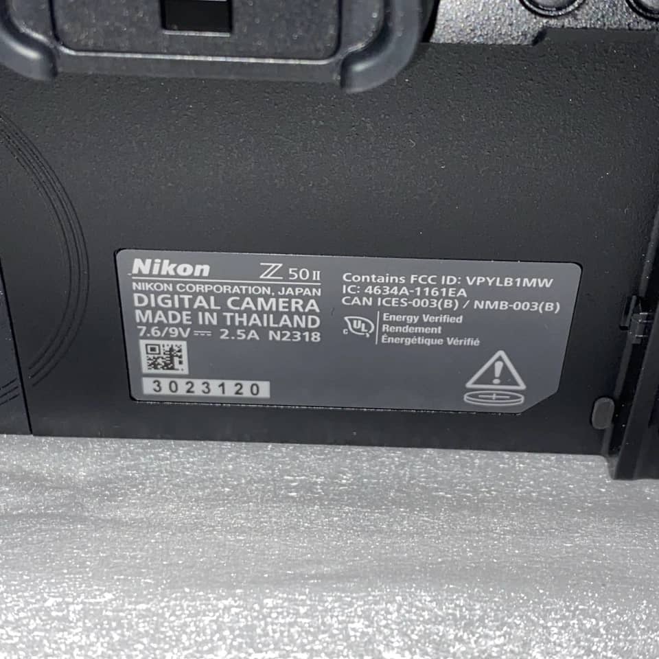 Nikon Z50 II Digital Cameras Black New Body Only