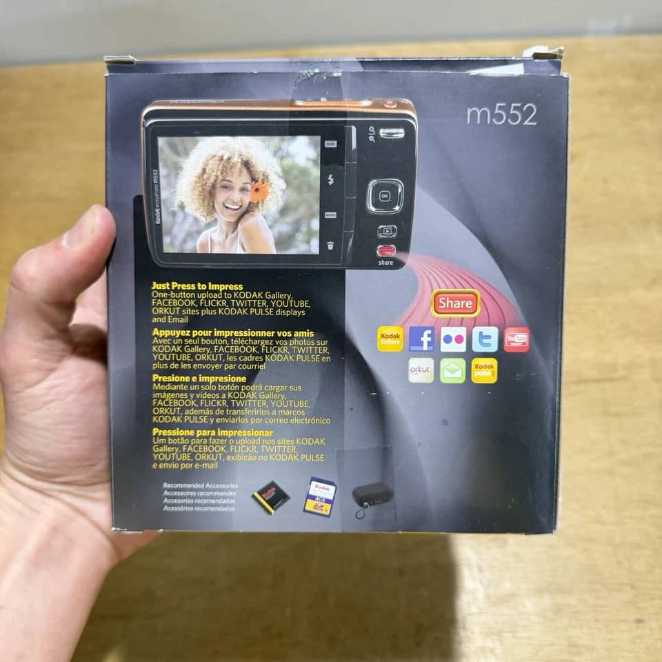 Kodak M552 Digital Cameras Black New Body Only