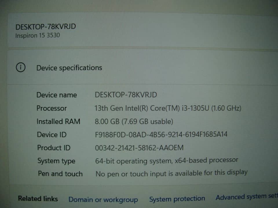 Dell Inspiron 15 3530 Computers