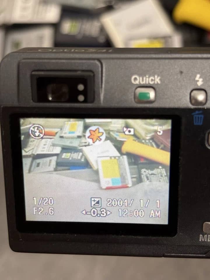 Pentax Optio S4i Digital Cameras Silver Used - Good Body Only