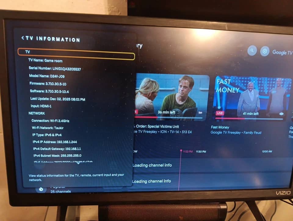 VIZIO d24f-j09 TVs