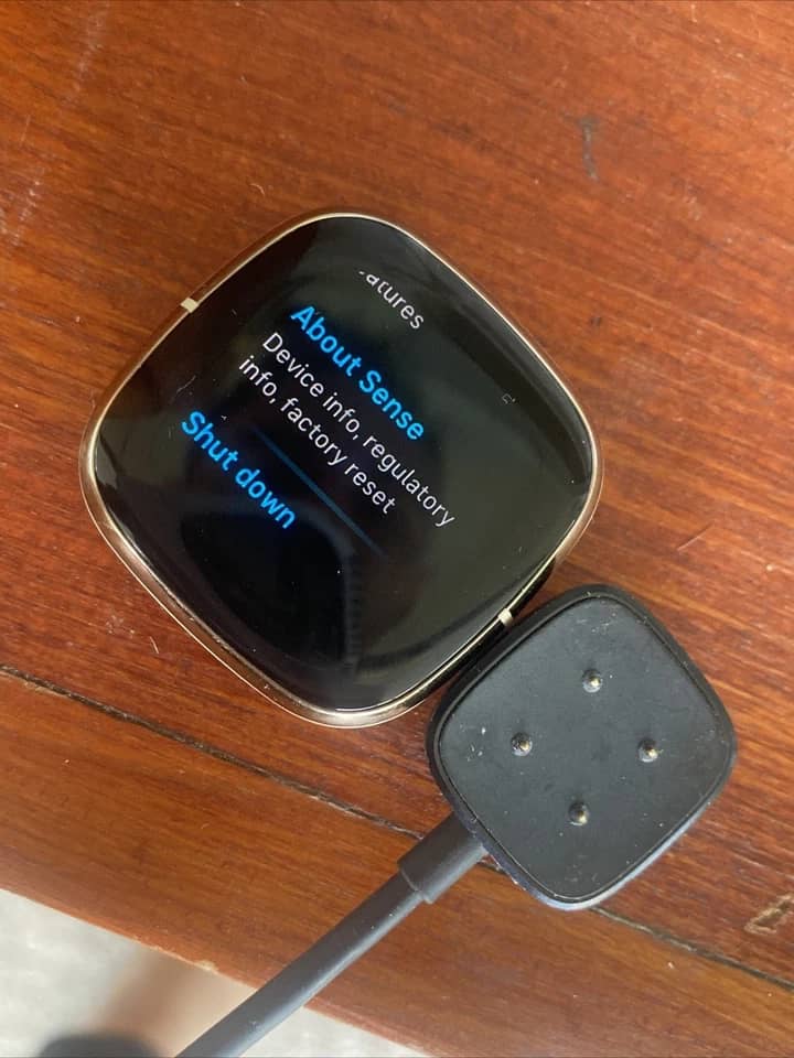 Fitbit Sense Smartwatches Graphite 40mm Open-Box Excellent