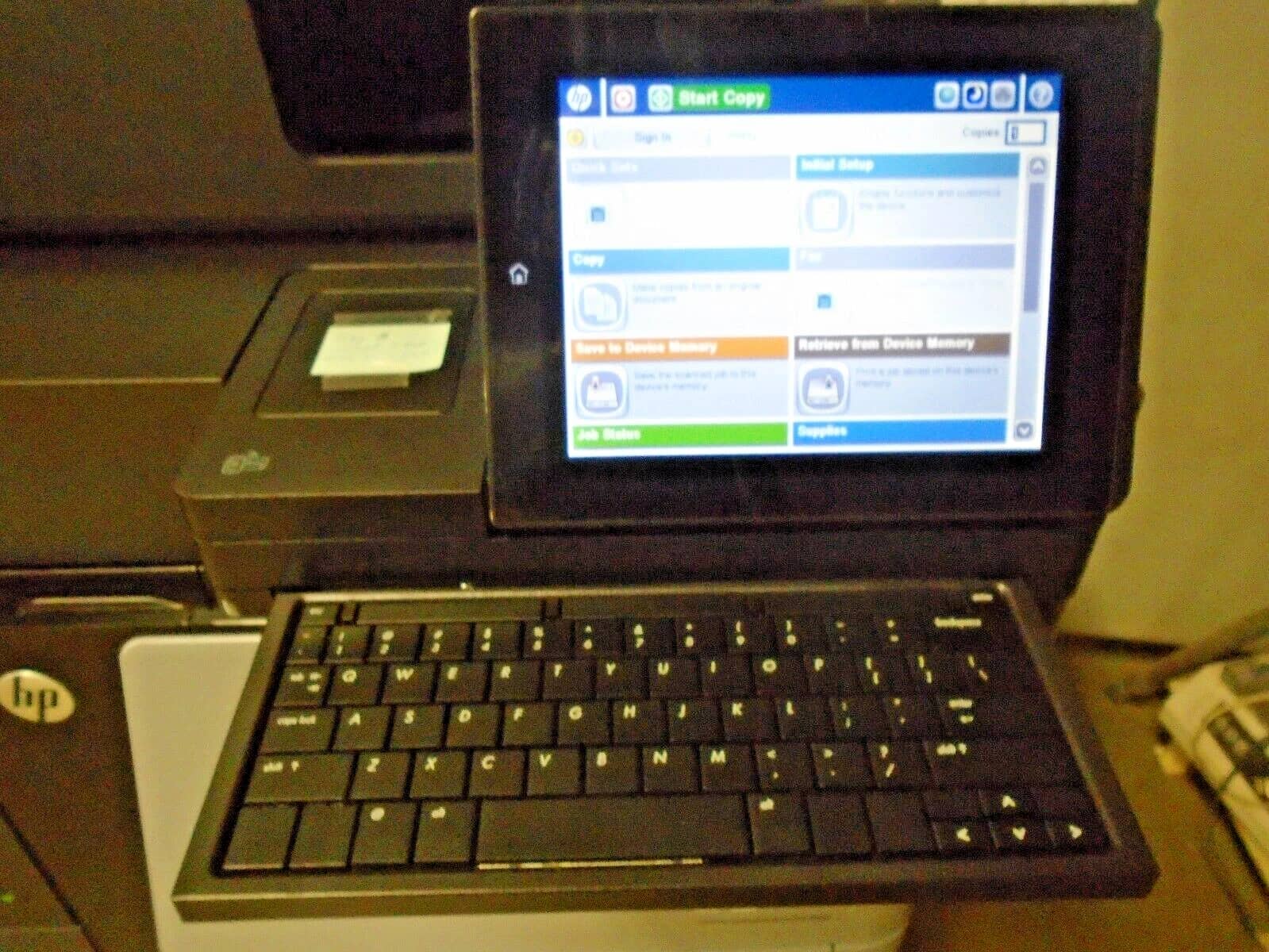 HP LaserJet Enterprise flow MFP M830 Printers Used - Good