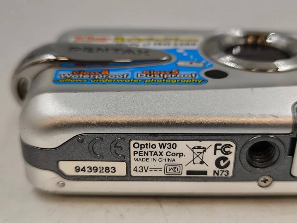 Pentax Optio W30 Digital Cameras Silver New Body Only