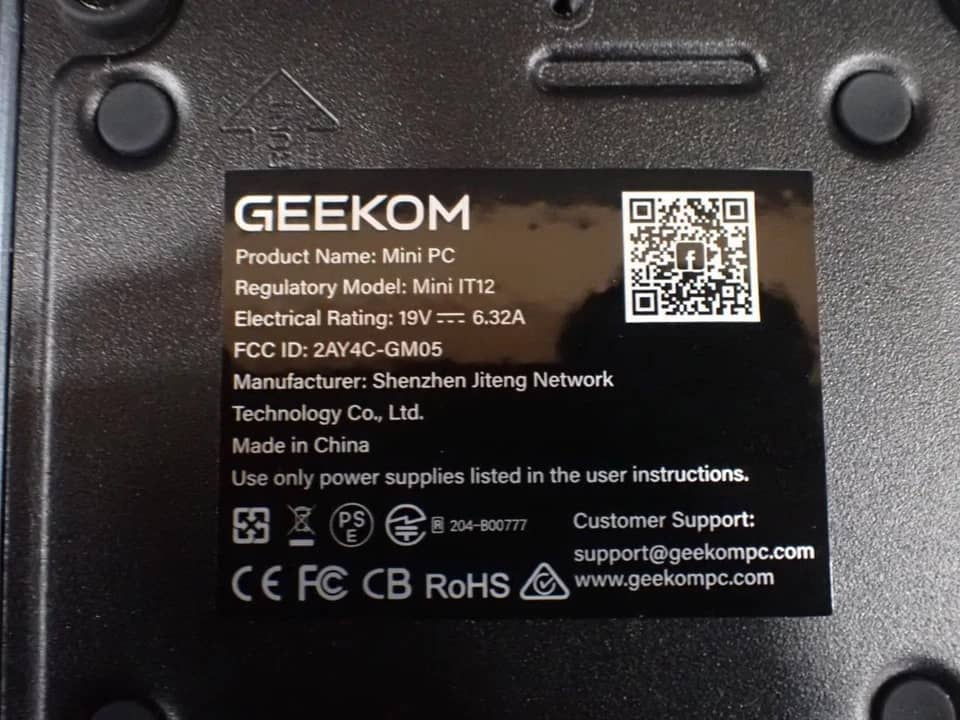 GEEKOM Mini IT12 Computers New