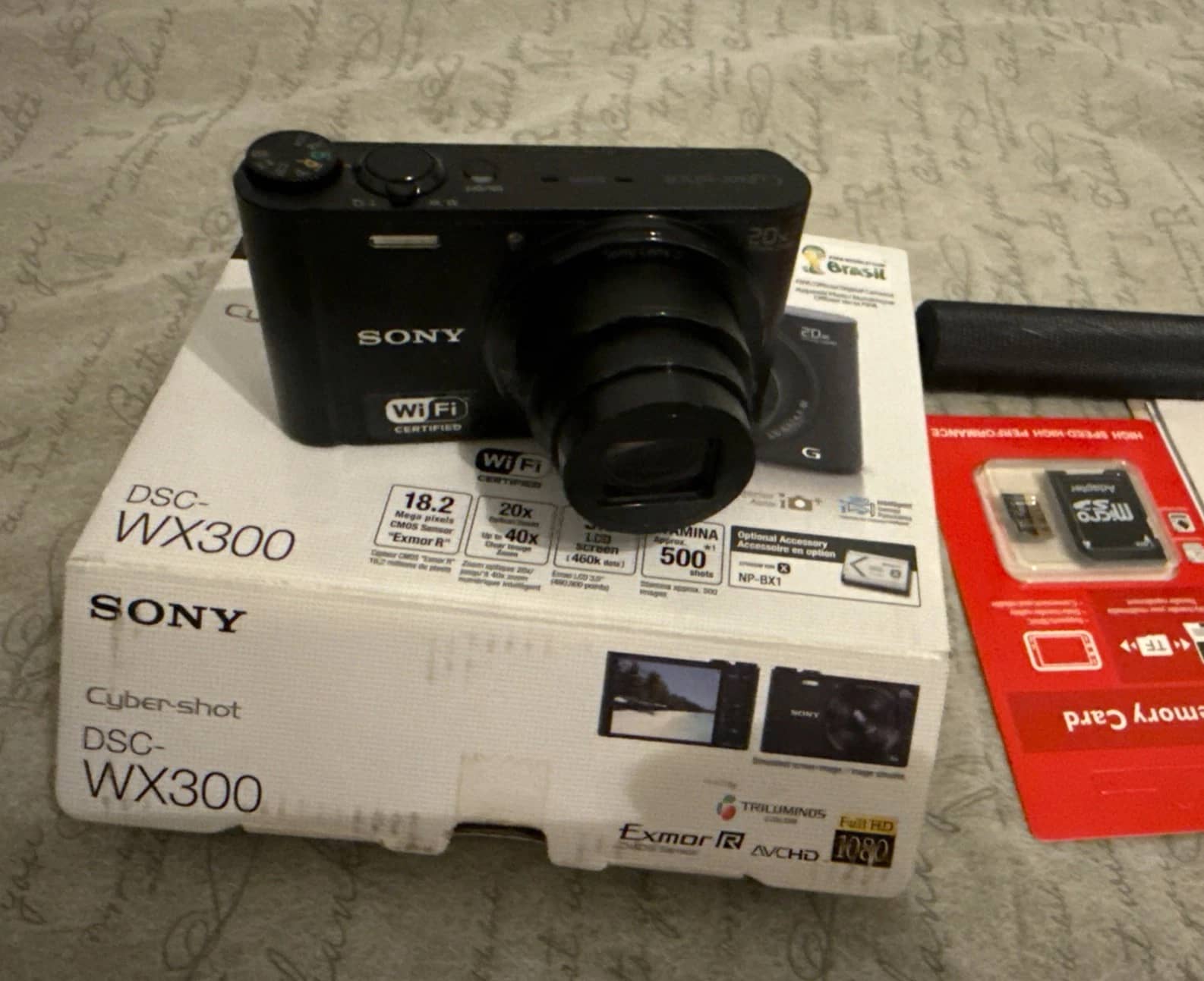 Sony Cyber-shot DSC-WX300 Digital Cameras White New Body Only
