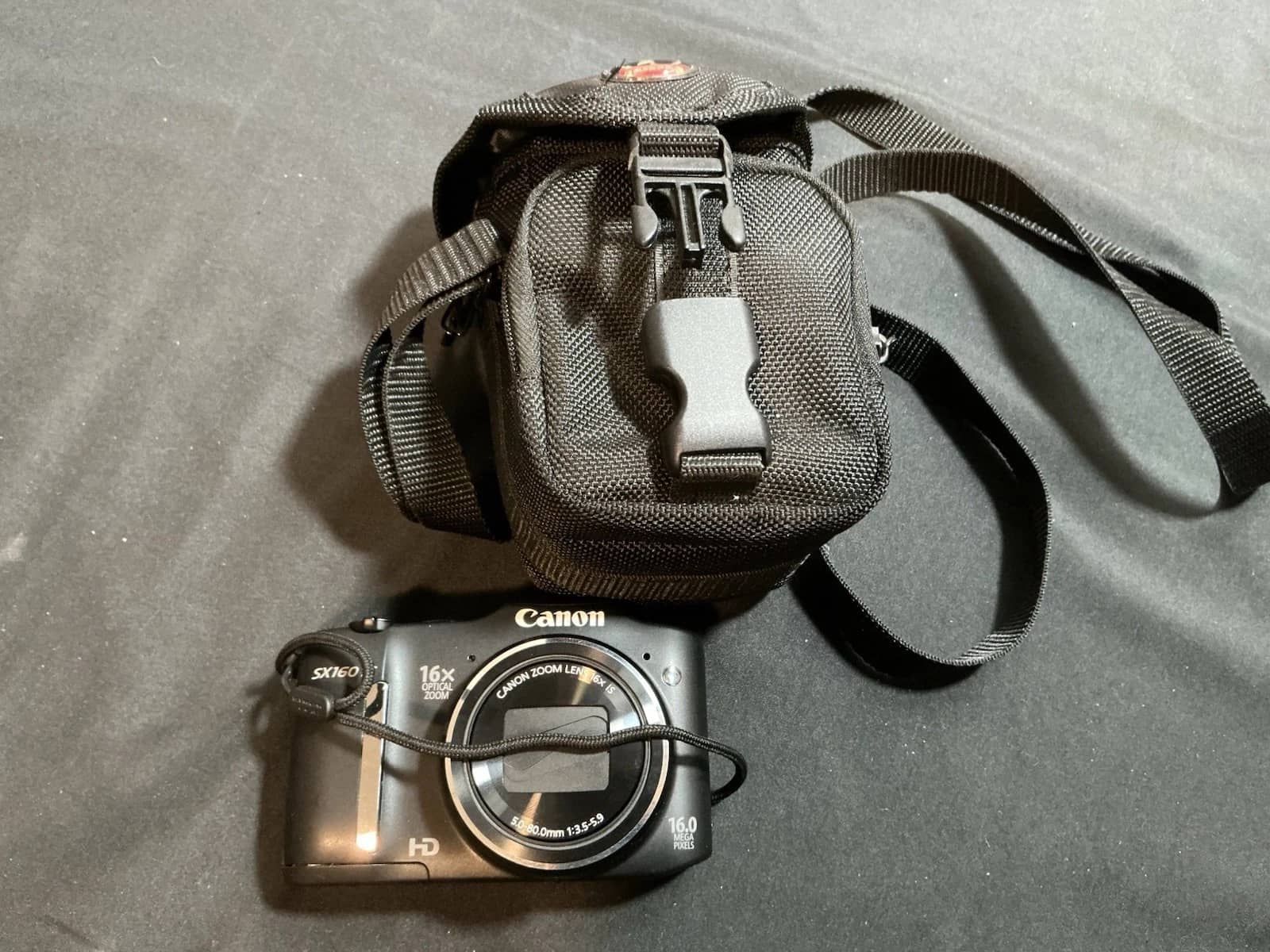 Canon PowerShot SX160 IS Digital Cameras Black Used - Good Body Only