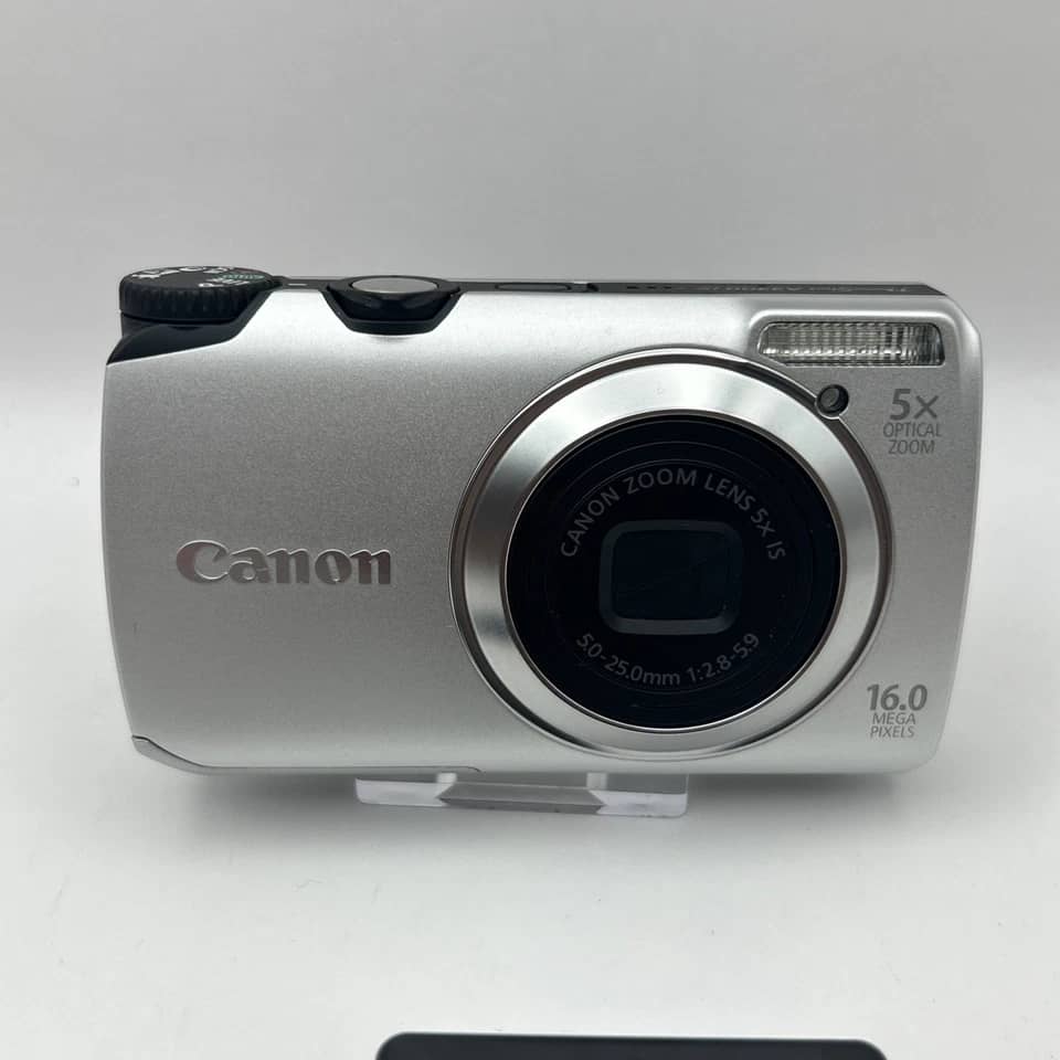 Canon PowerShot A3300 IS Digital Cameras Silver Used - Good Body Only