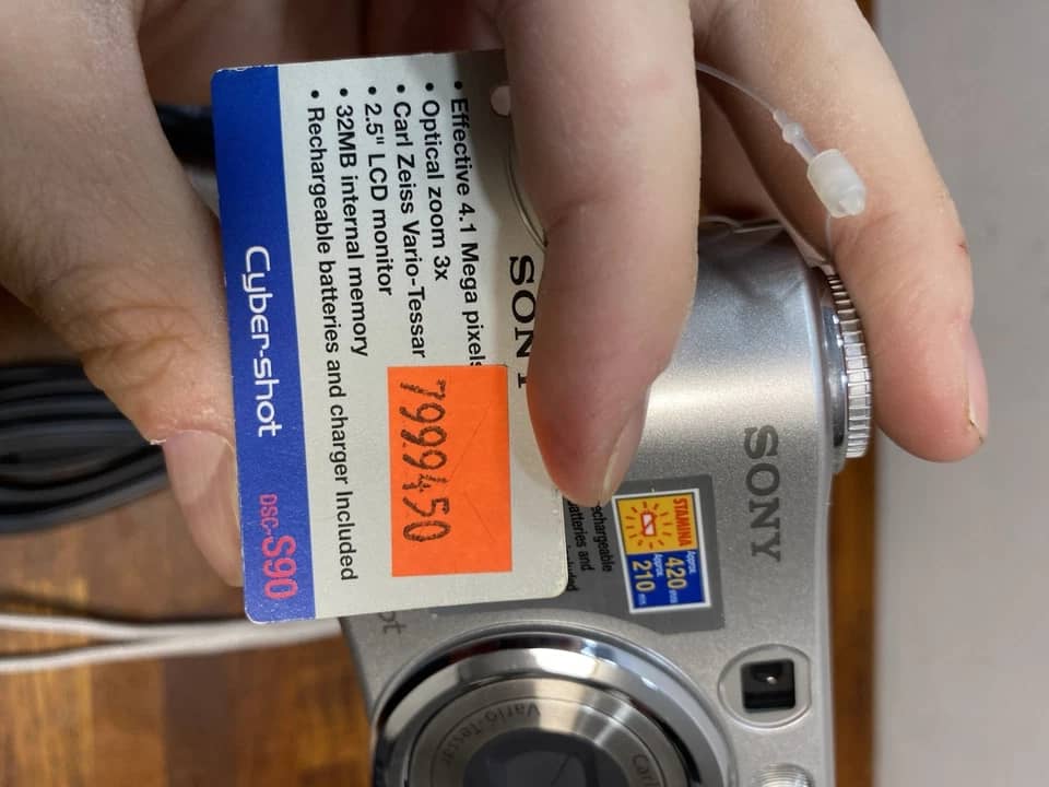 Sony Cyber-shot DSC-S90 Digital Cameras Silver New Body Only