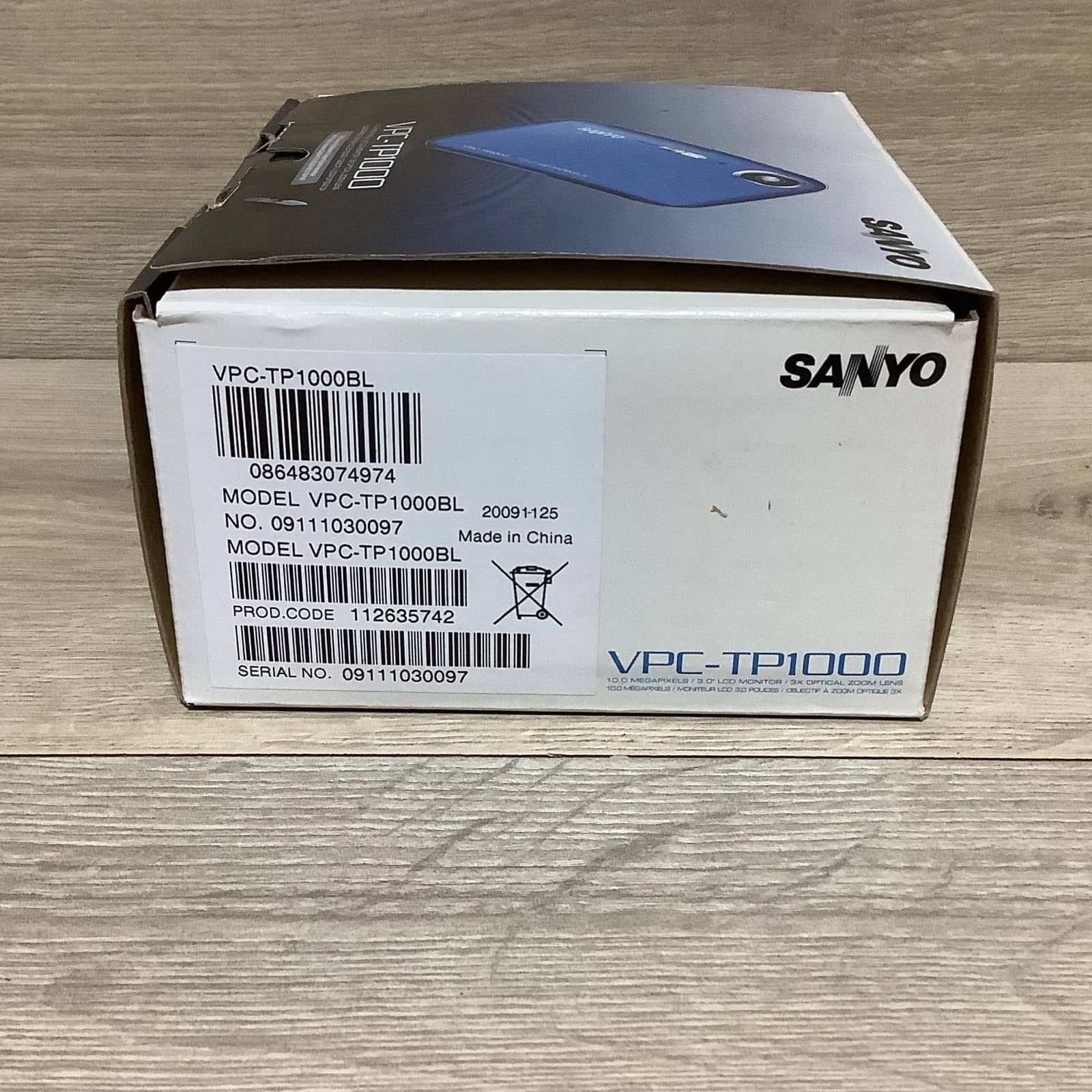 SANYO VPC TP1000 Digital Cameras Blue New Body Only