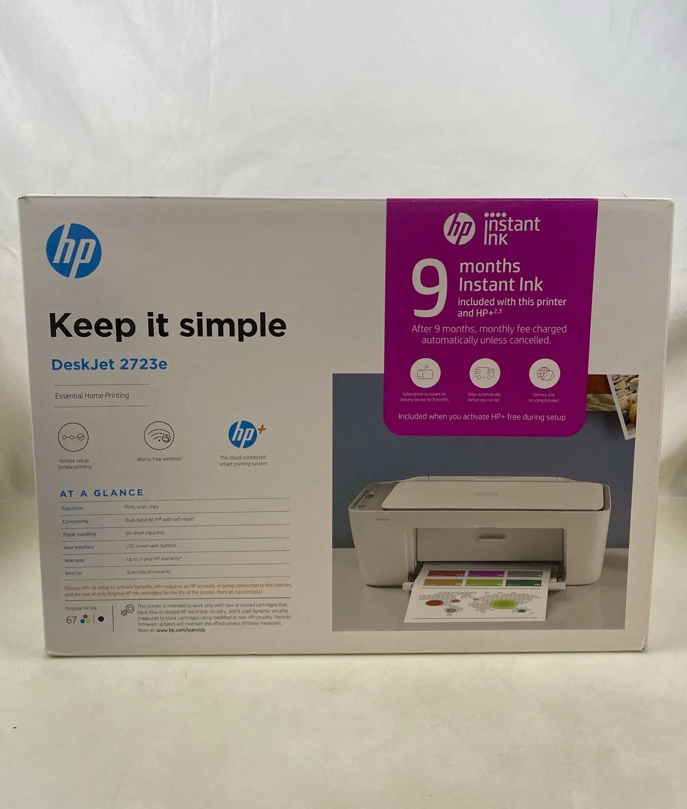 HP DeskJet 2723E Printers New