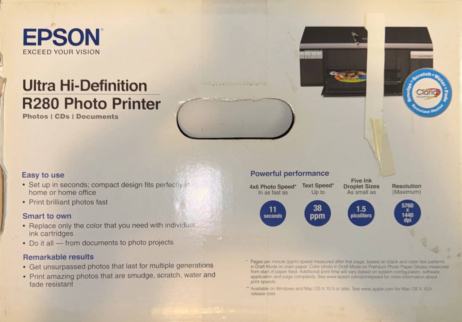 Epson R280 Printers Used - Good