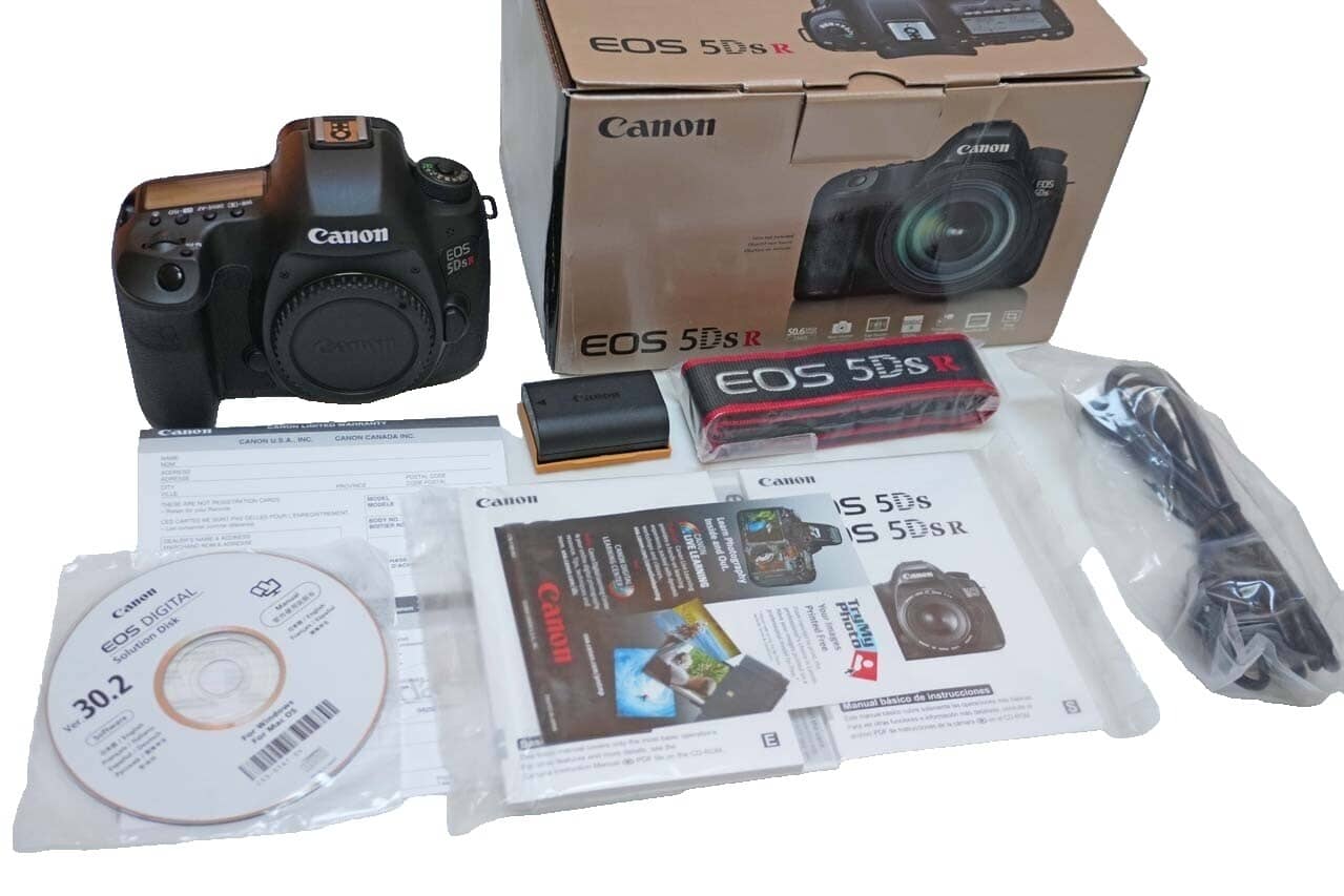 Canon EOS 5DS R Digital Cameras Black New Body Only