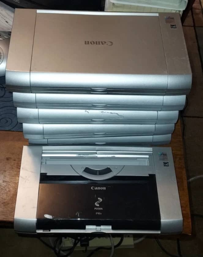 Canon Ip 90/4 and ip90v/2 Printers Used - Good