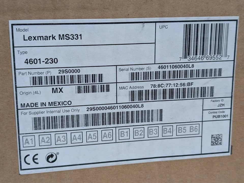 Lexmark 29S0000 Printers New