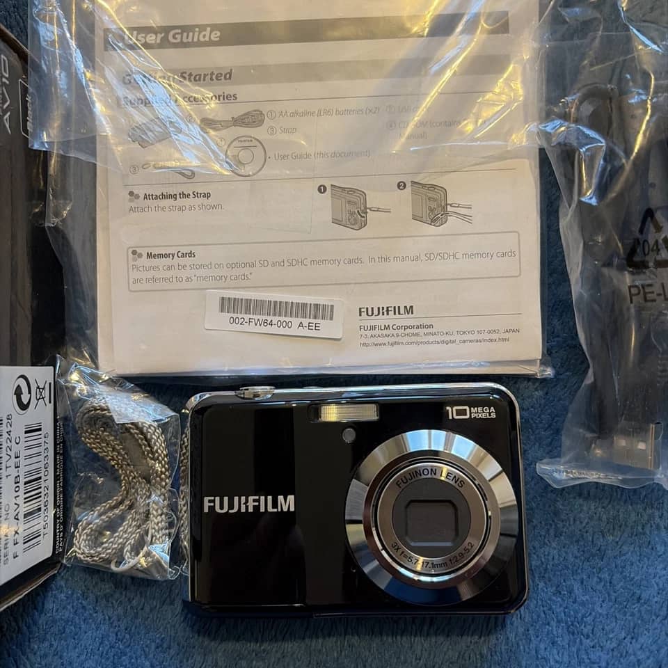 Fujifilm FinePix AV10 Digital Cameras Silver Used - Good Body Only