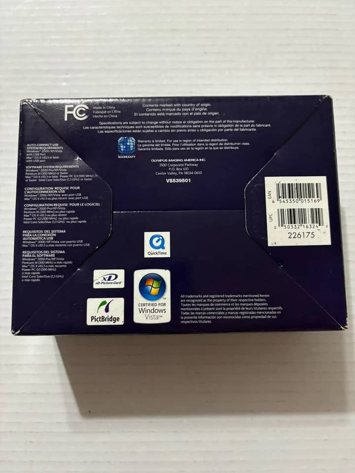 OM SYSTEM fe-310 Digital Cameras Silver New Body Only