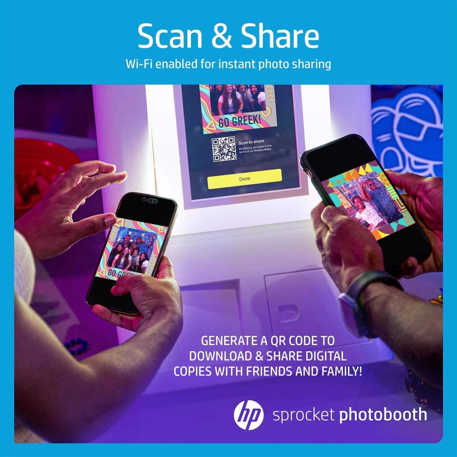 HP Sprocket Photobooth Printers New