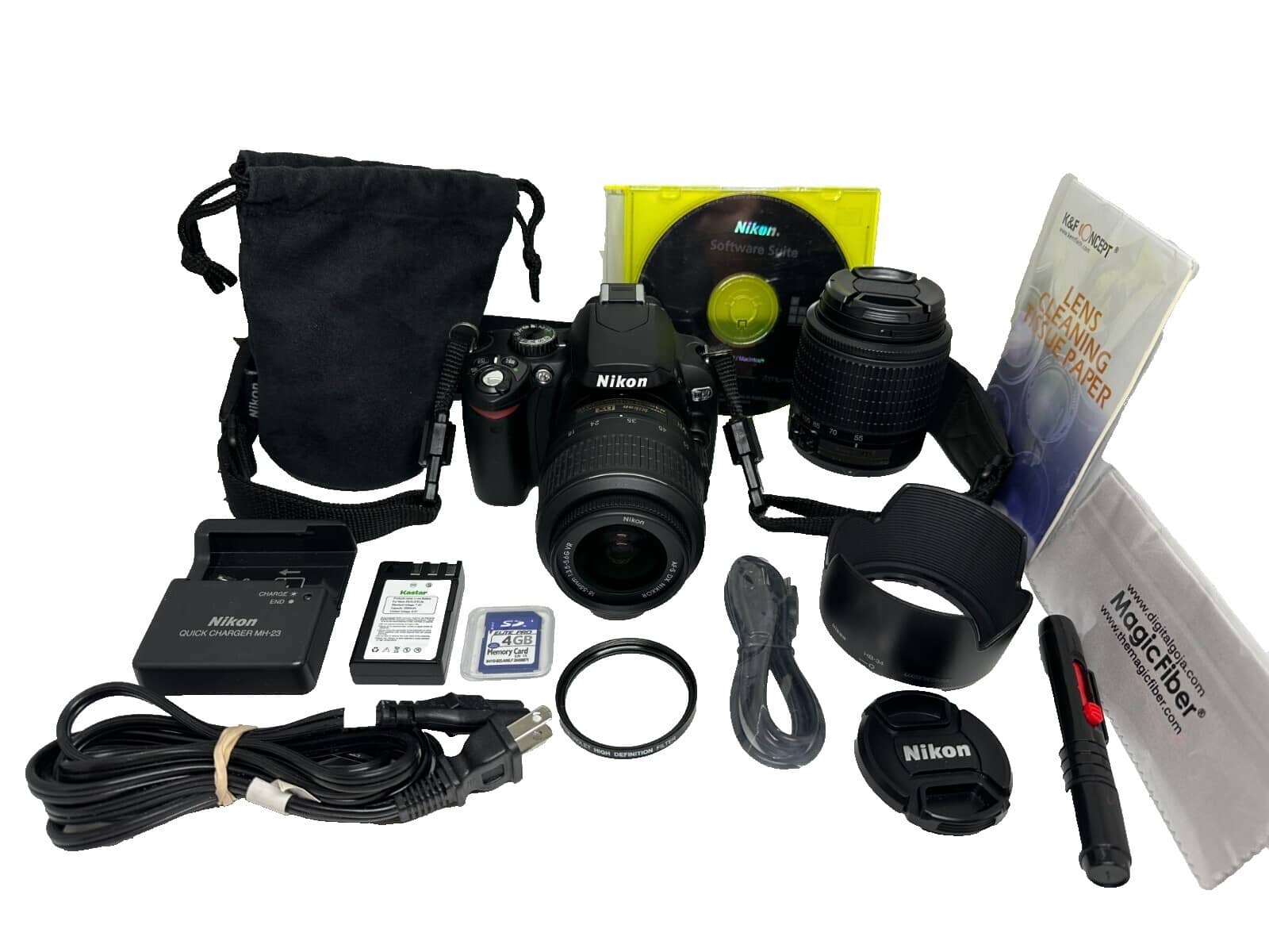 Nikon D60 Digital Cameras Black New Body Only