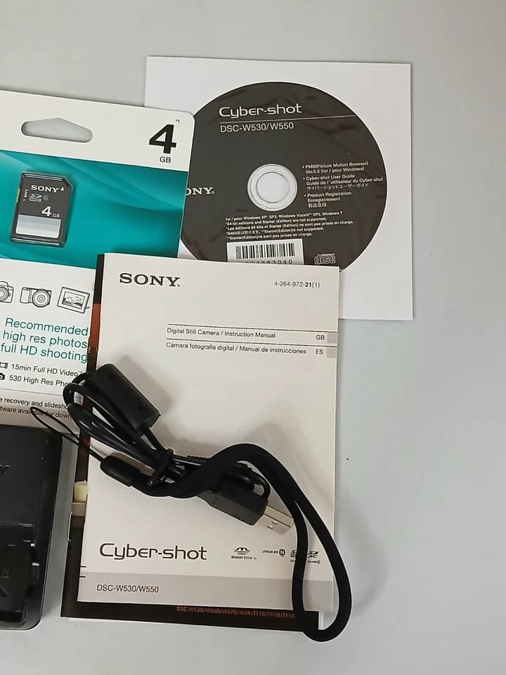 Sony Cyber-shot DSC-W530 Digital Cameras Silver New Body Only