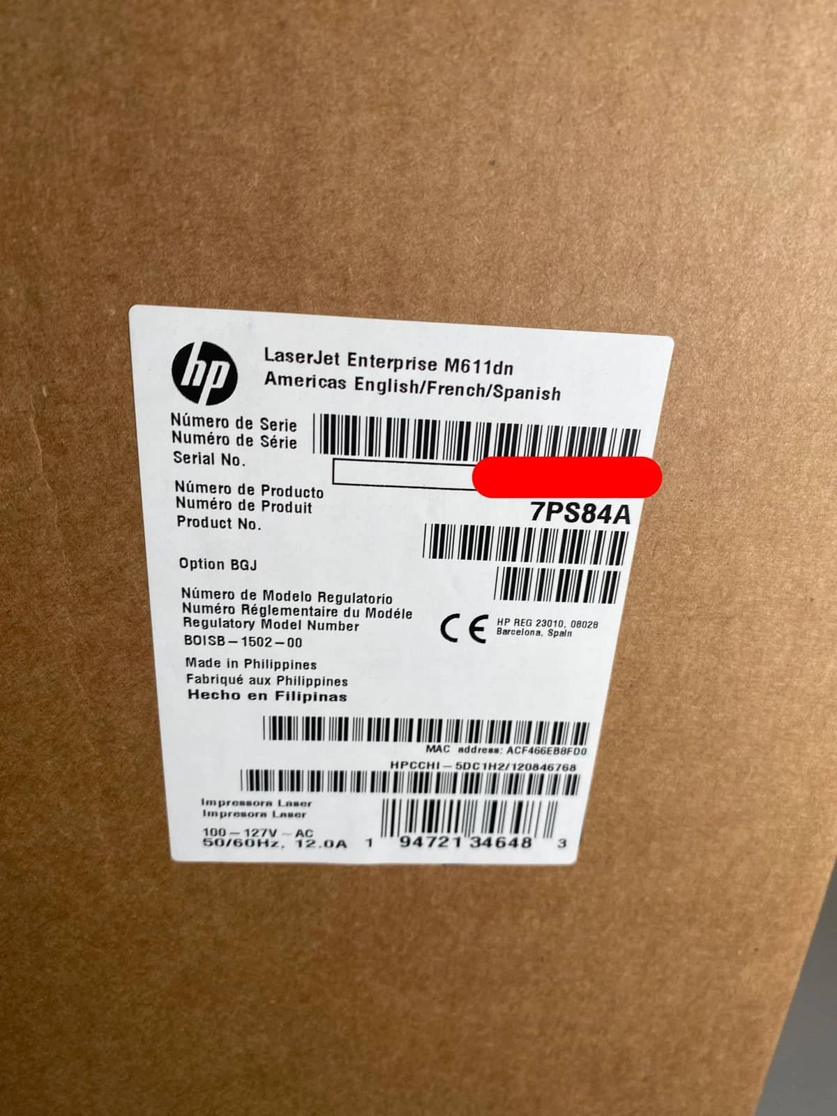 HP m611dn Printers Refurbished - Excellent