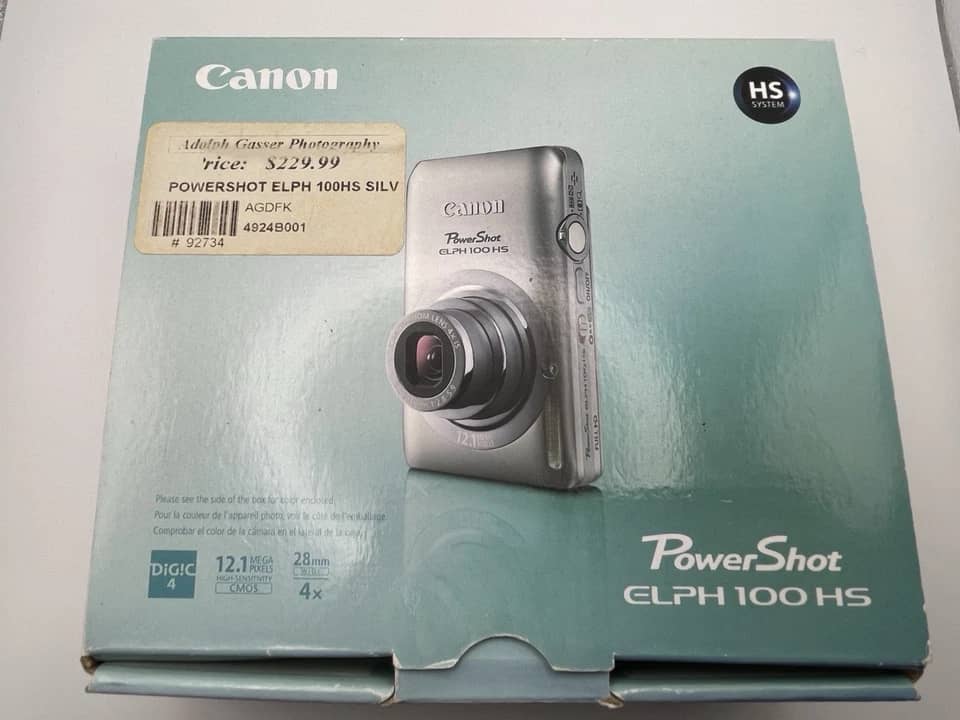 Canon PowerShot ELPH 110 HS Digital Cameras Silver New Body Only