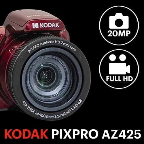Kodak AZ425-RD Digital Cameras Red New Body Only
