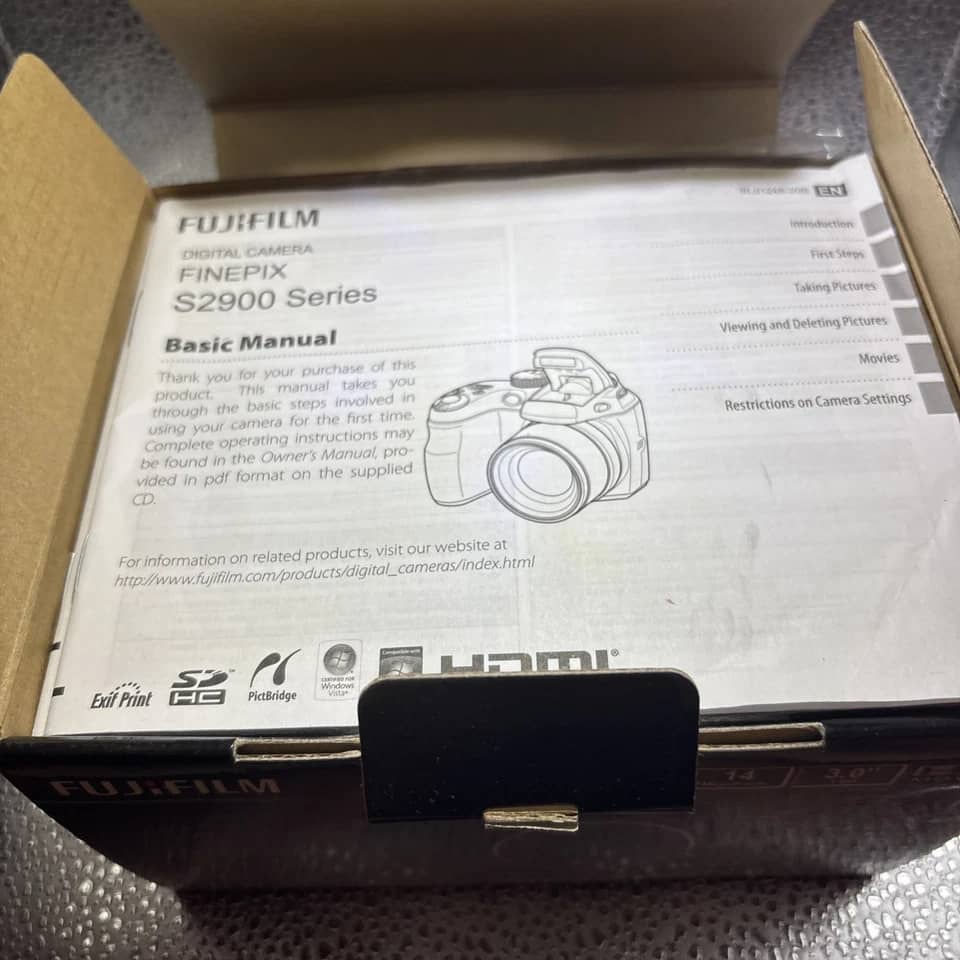 Fujifilm FinePix S2950 Digital Cameras Black New Body Only