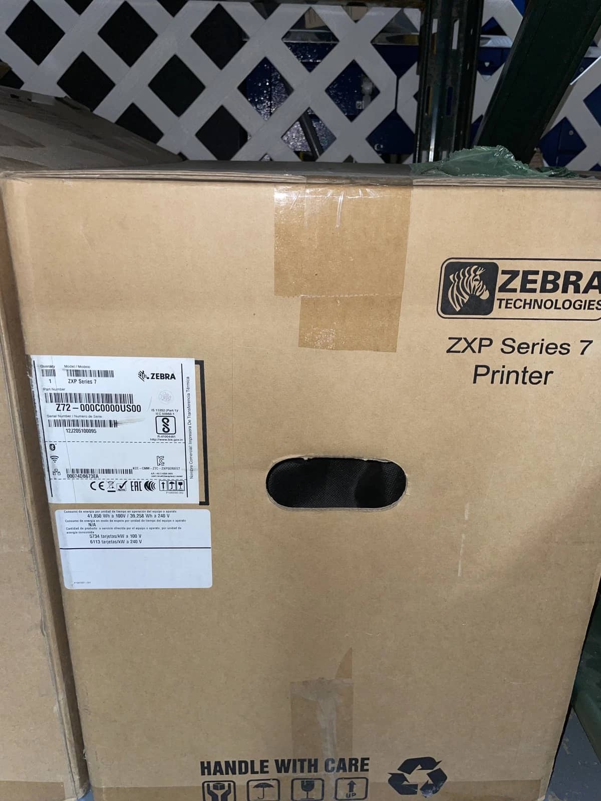 Zebra ZXP 7 Printers For parts or not working