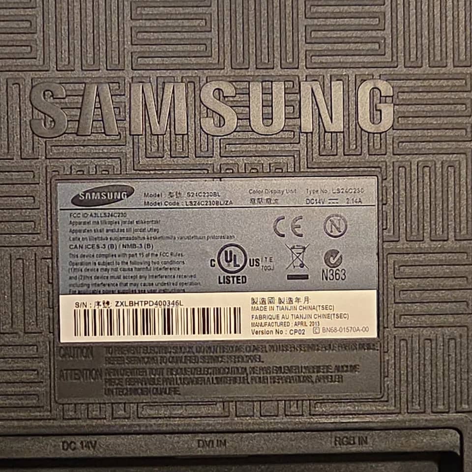 Samsung S24C230BL Monitors