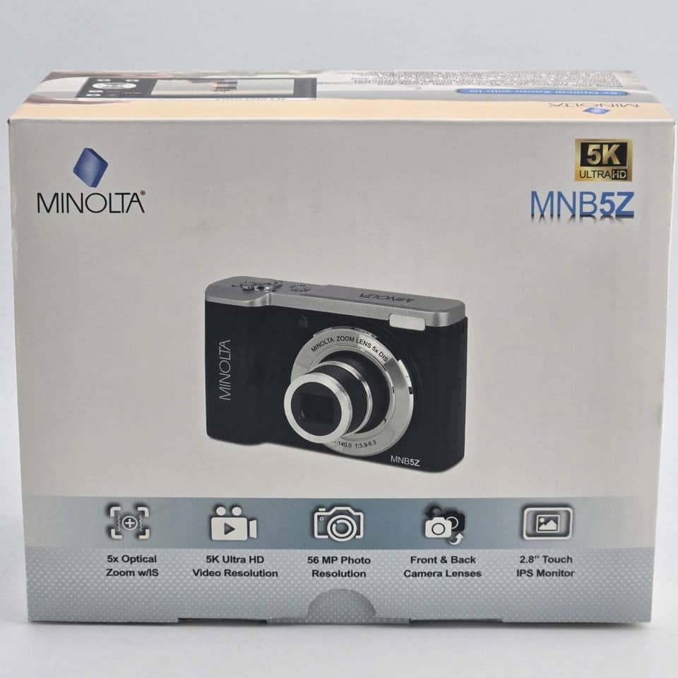 Minolta MNB5Z Digital Cameras White New Body Only