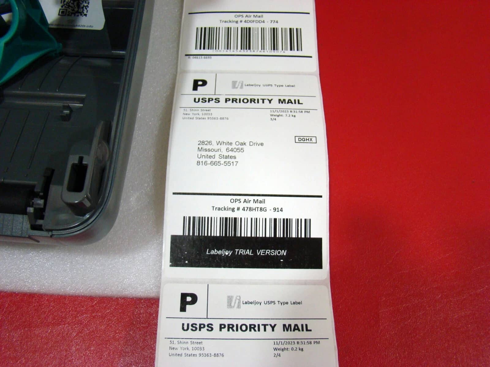 Zebra GX420T,GK420t Printers Used - Good