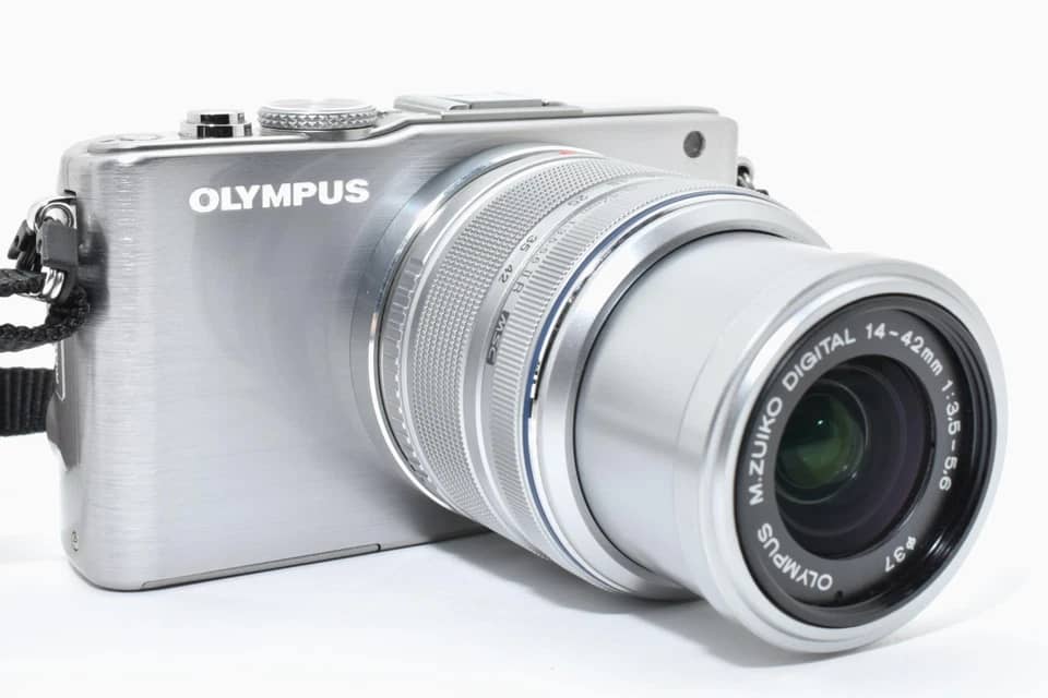 OM SYSTEM PEN E-PL3 Digital Cameras Silver New w/ 14-42mm Kit