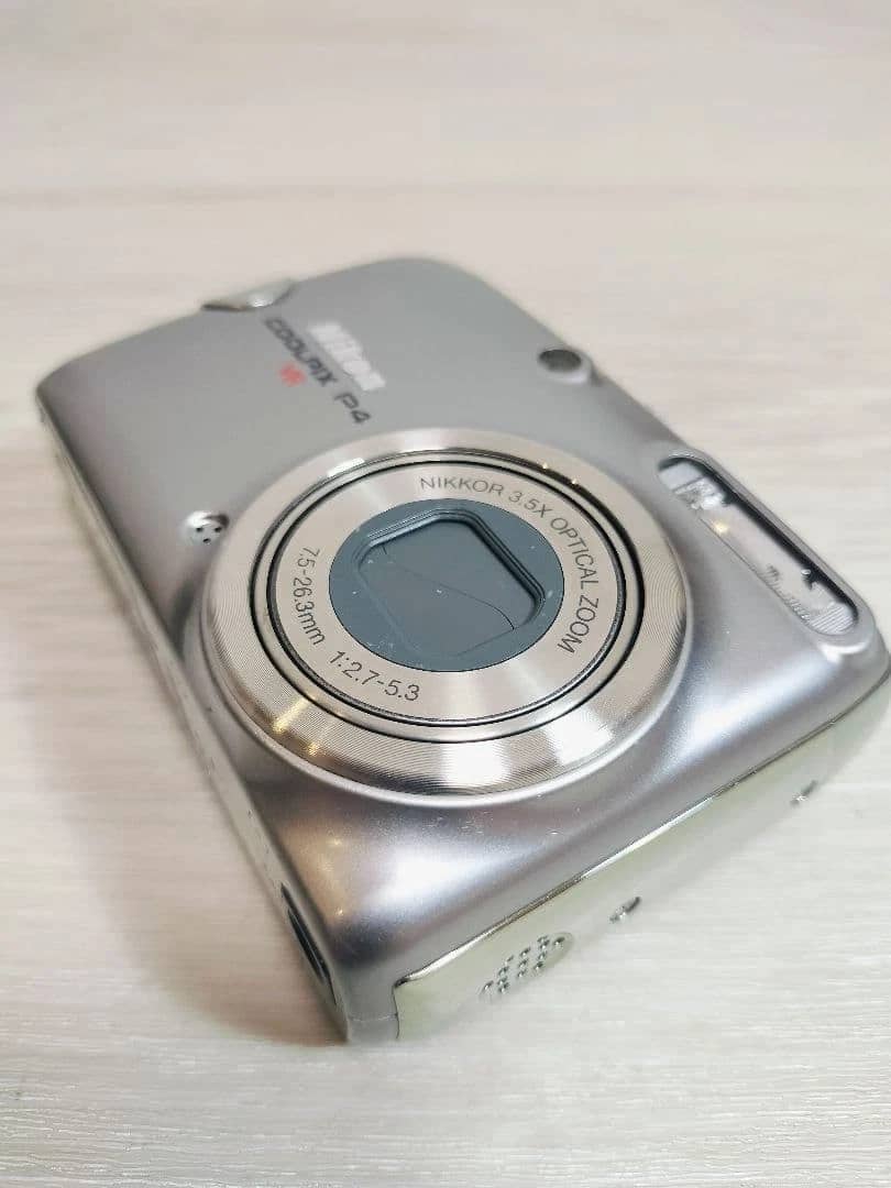 Nikon COOLPIX P4 Digital Cameras Silver Used - Good Body Only
