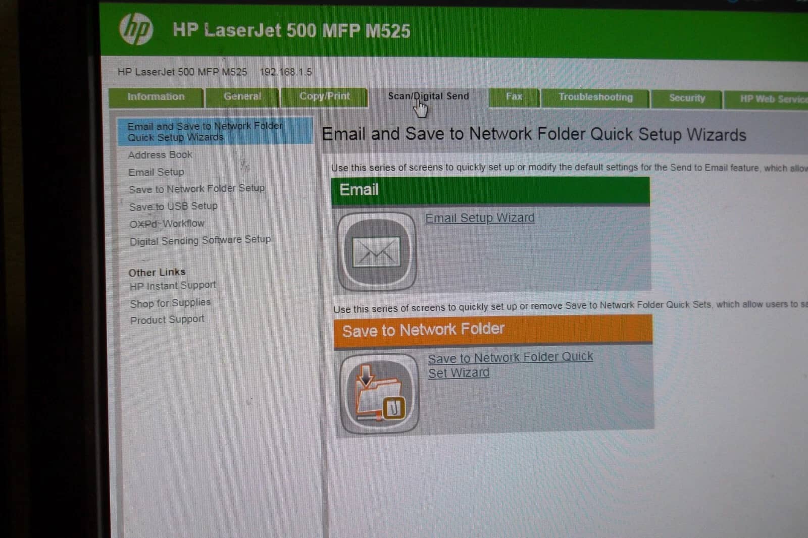 HP LaserJet Enterprise 500 M525f Printers Refurbished - Excellent
