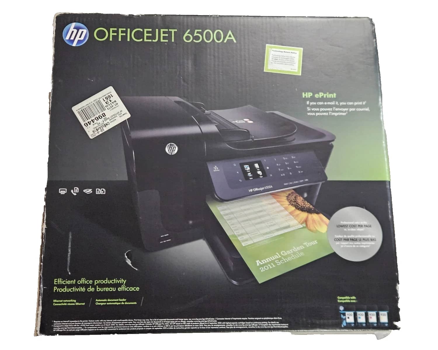 HP OfficeJet 6500A Plus Printers For parts or not working