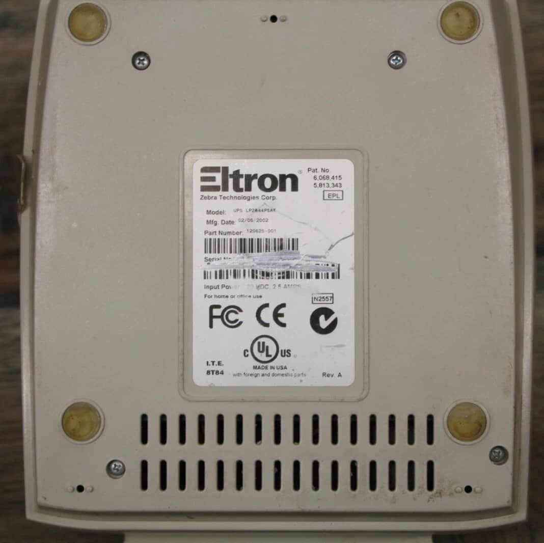 Zebra Eltron UPS LP2844PSAT Printers For parts or not working