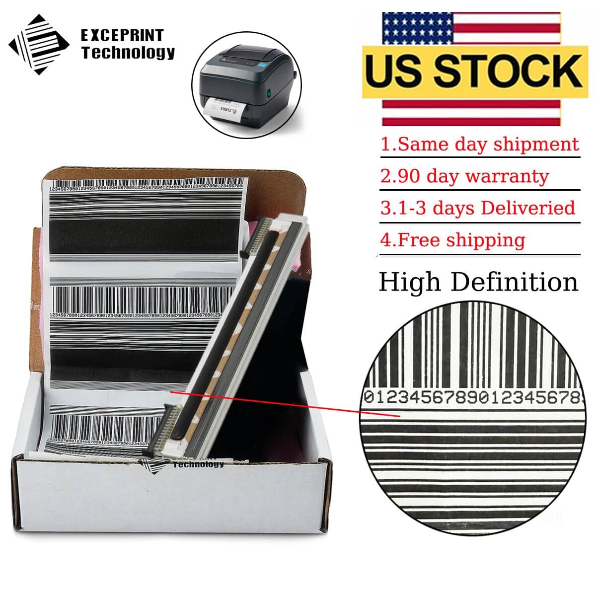 Zebra ZC350 Printers Used - Good