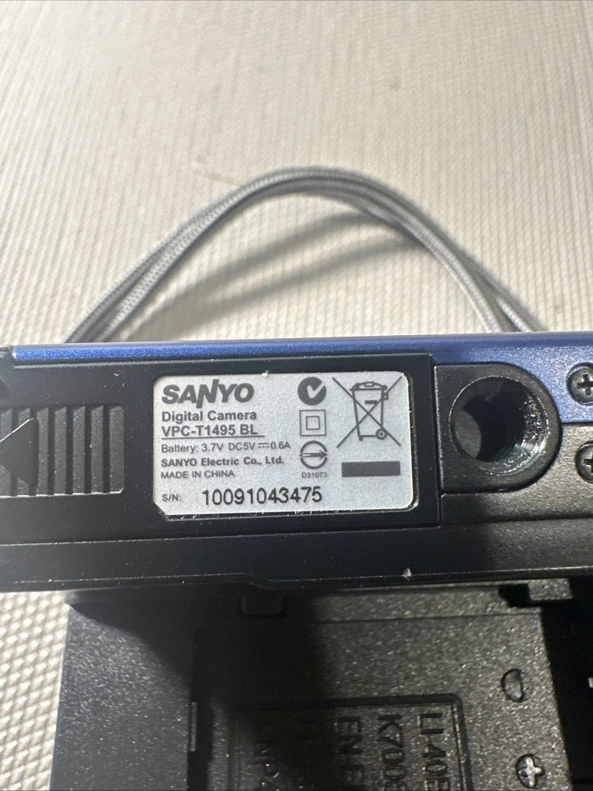 SANYO VPC T1495 Digital Cameras Blue New Body Only