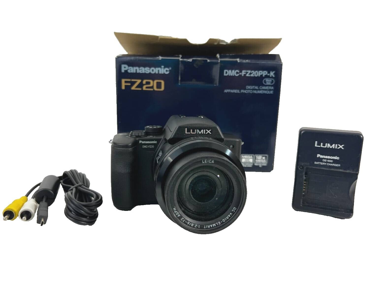 Panasonic dmc-fz20 Digital Cameras Black New Body Only