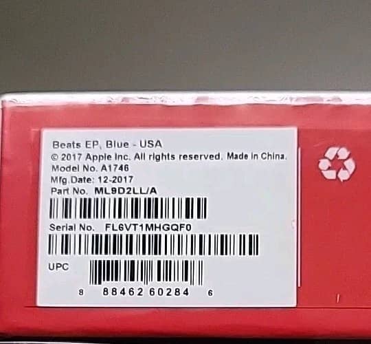 Beats ML9D2LLA Headphones & Earbuds Blue New