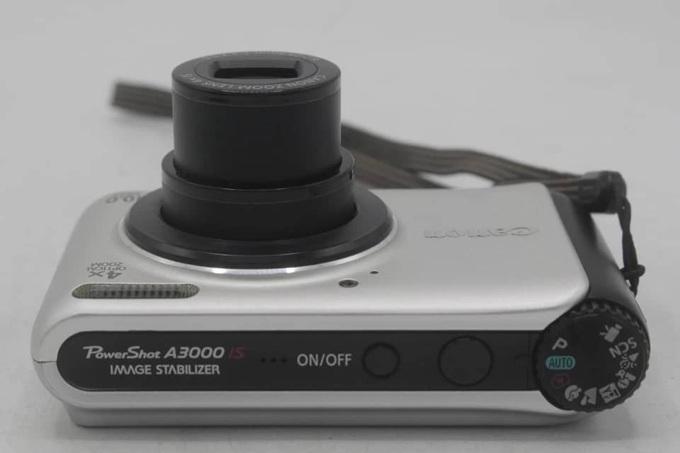 Canon A3000 Digital Cameras Silver Refurbished - Excellent Body Only
