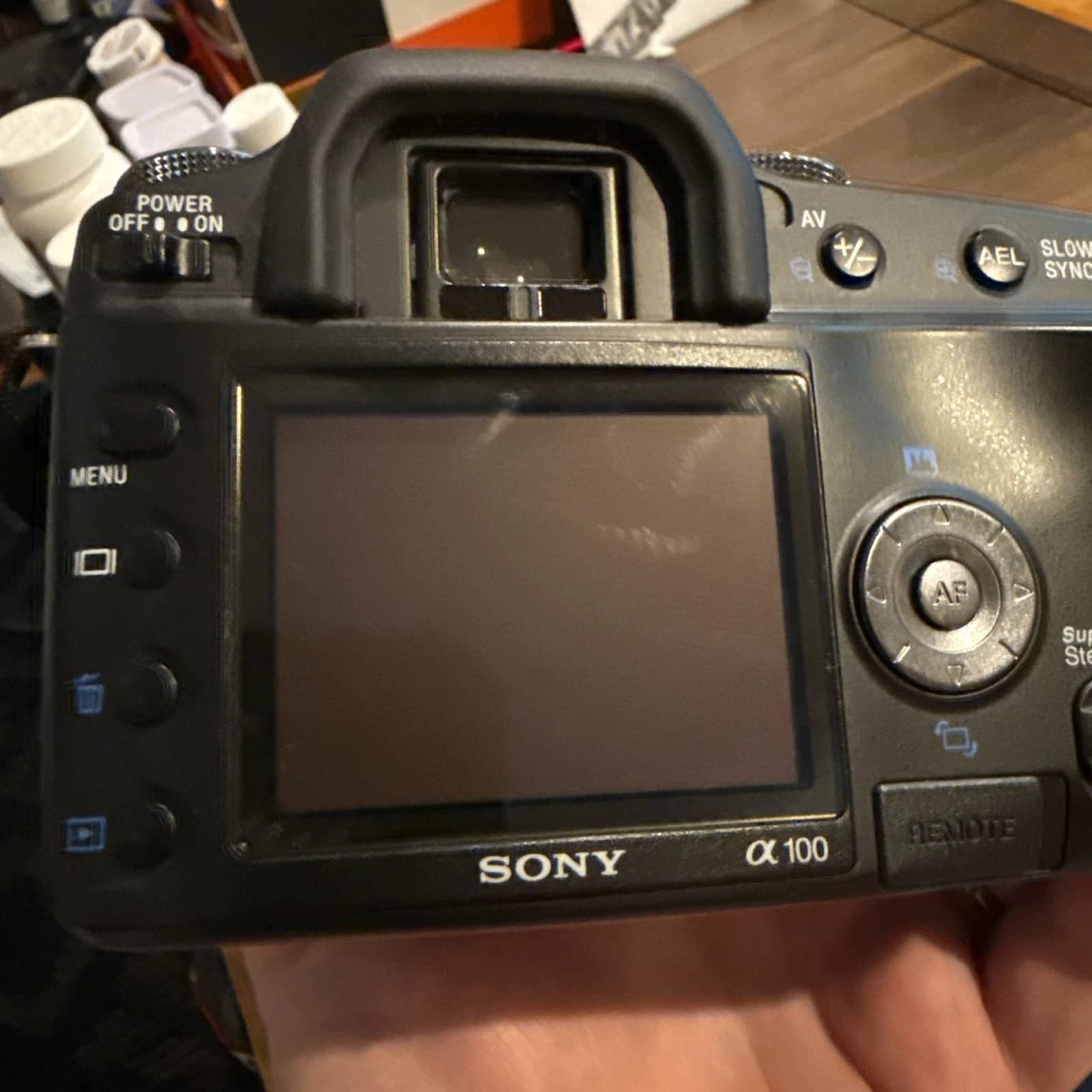 Sony DSLR-A100 Digital Cameras Black New Body Only