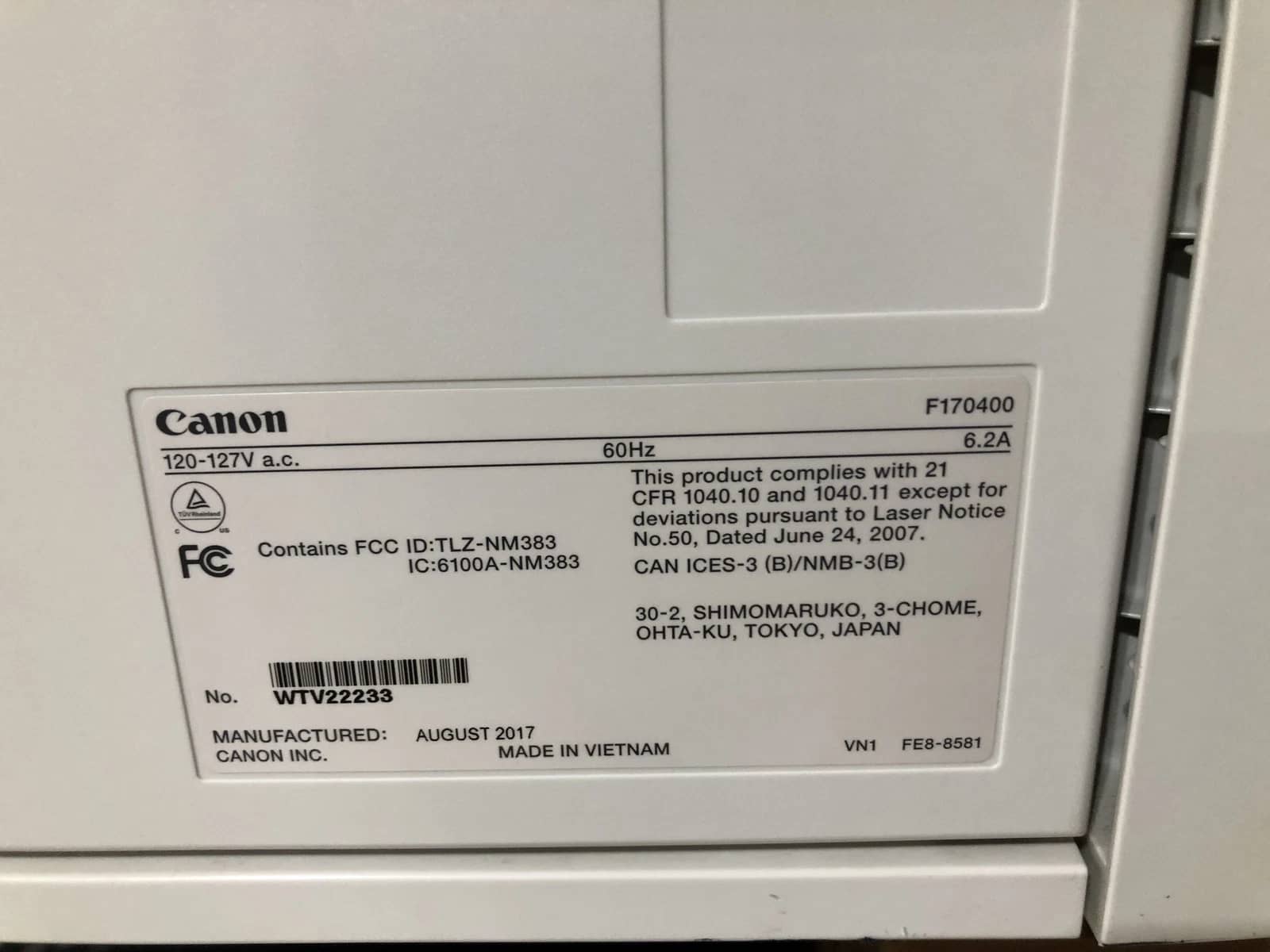 Canon Color imageCLASS MF731Cdw Printers Used - Good