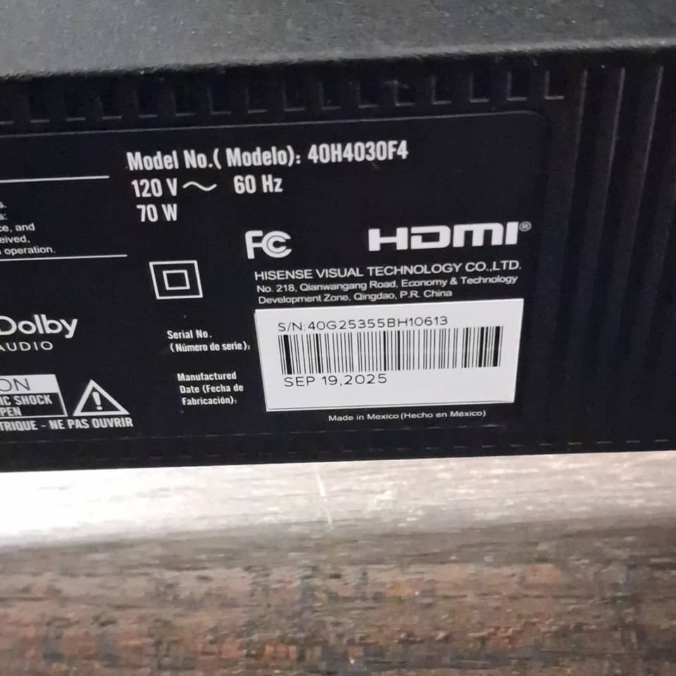 Hisense 40H4030F4 TVs