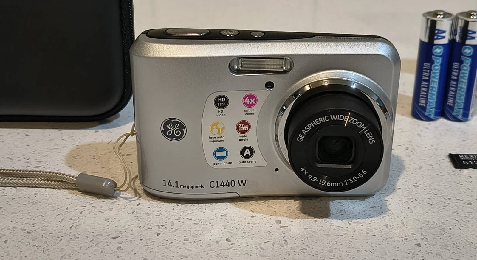 GE A1455 Digital Cameras Red Used - Good Body Only