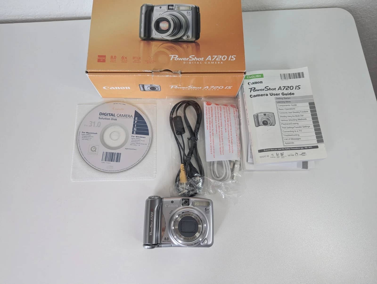 Canon PowerShot A720 IS Digital Cameras Silver New Body Only