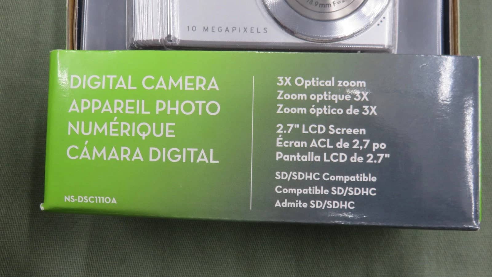 Insignia NS-DSC110A Digital Cameras Silver New Body Only