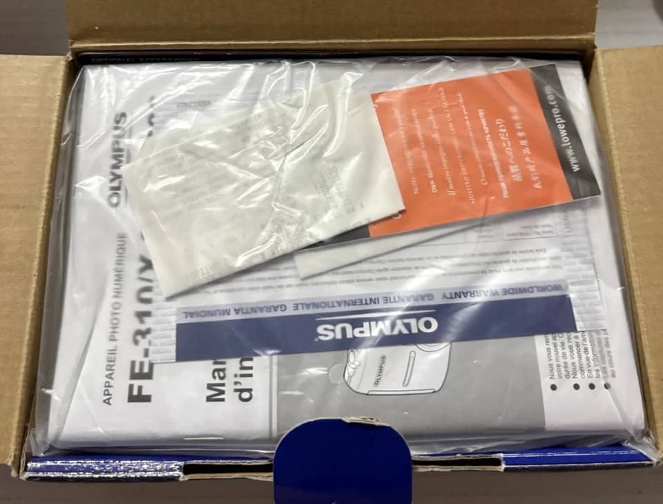 OM SYSTEM fe-310 Digital Cameras Silver New Body Only
